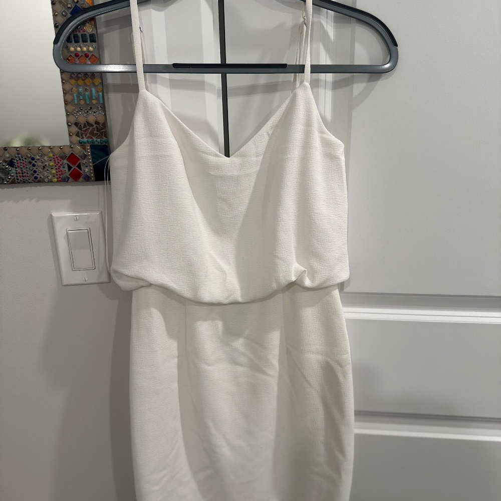 White Short Dress Size 0